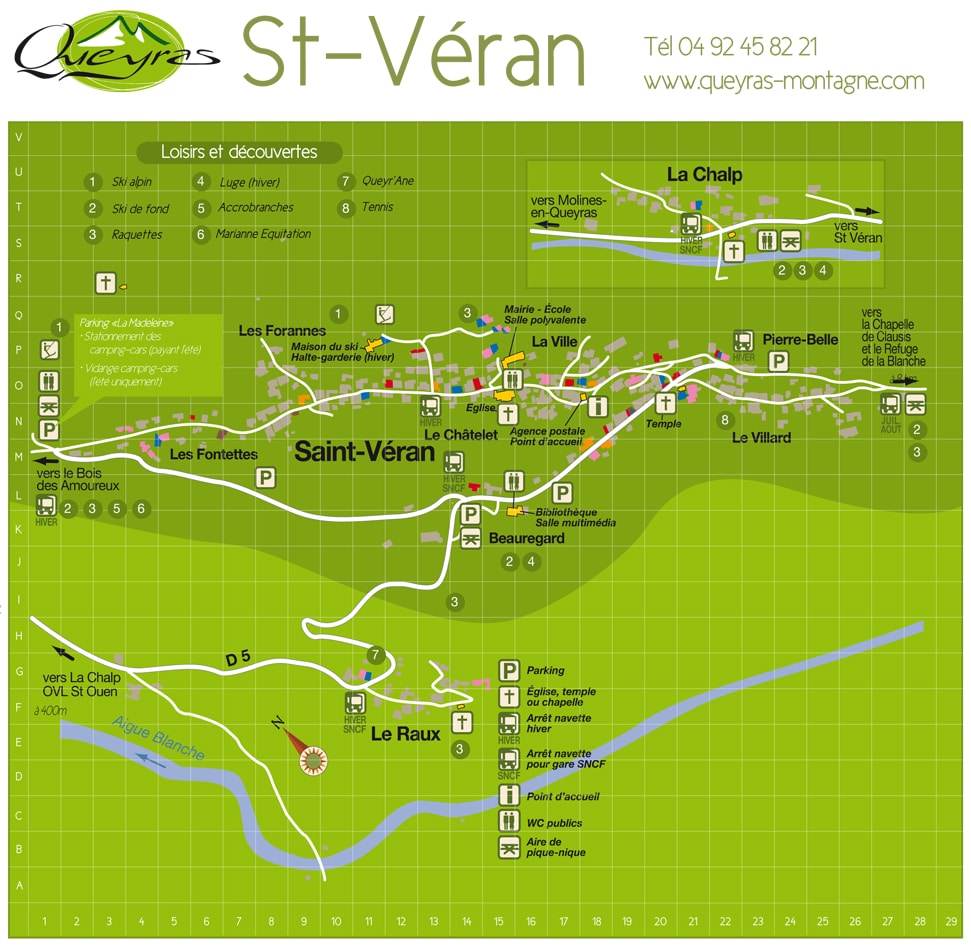 saint véran carte